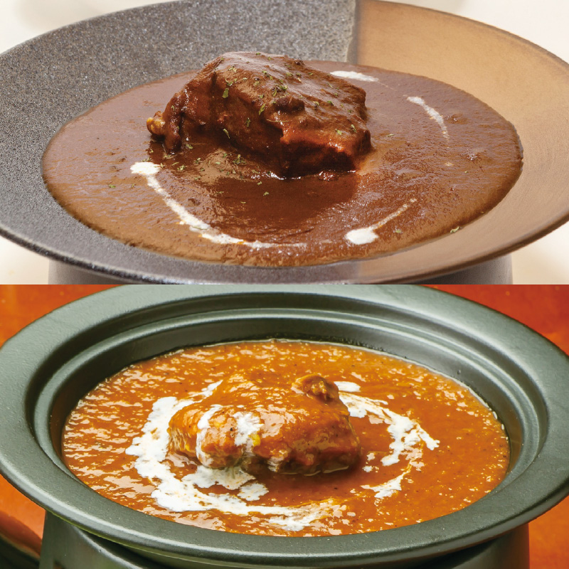 極厚松阪牛カレー&極厚牛ほほ肉カレーセット