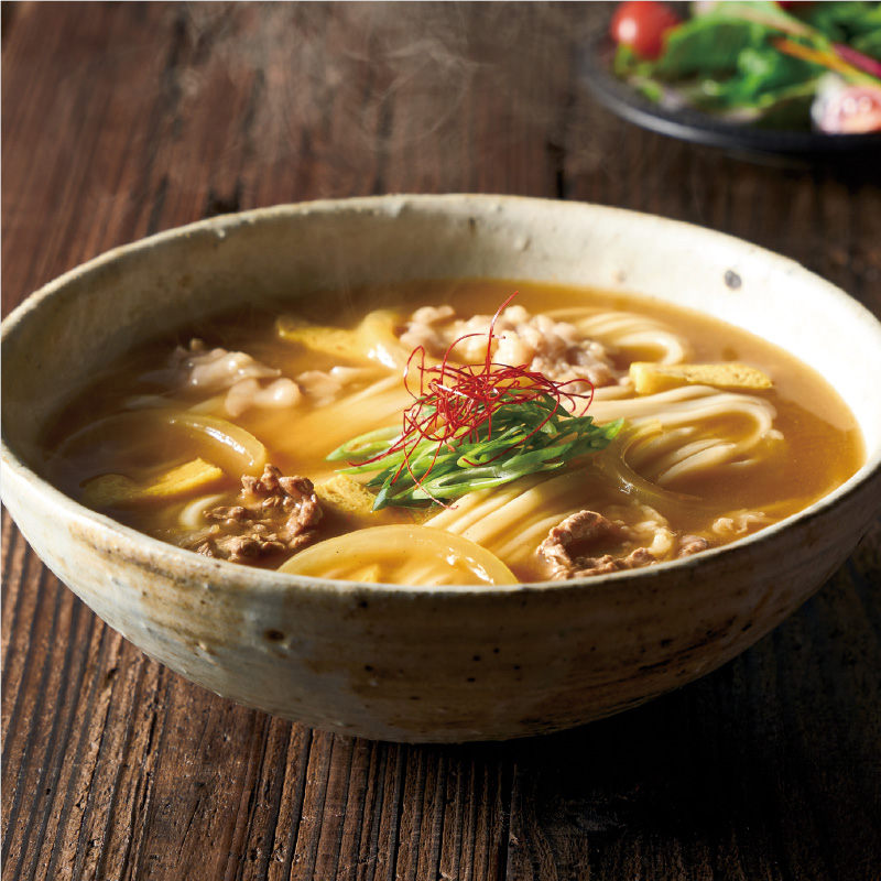 半生煮込カレーうどん