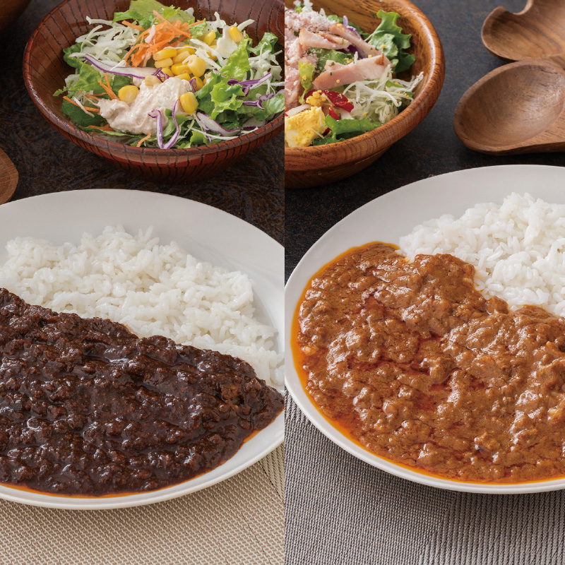 鹿児島 黒毛和牛・黒豚キーマカレー詰合せ