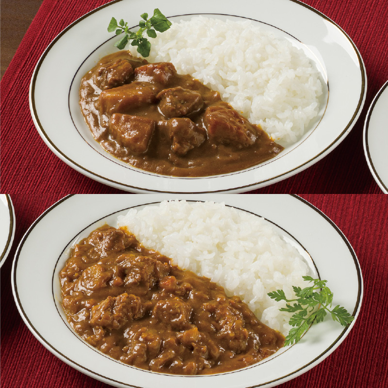 大人のためのビーフカレー・チキンカレー