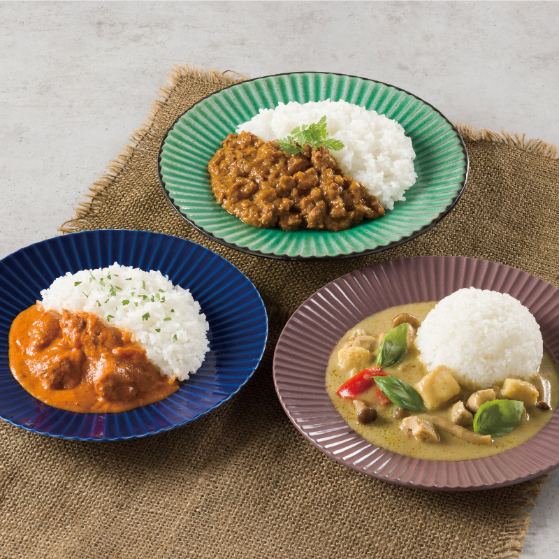 THE FOOD スパイシーカレー 3種