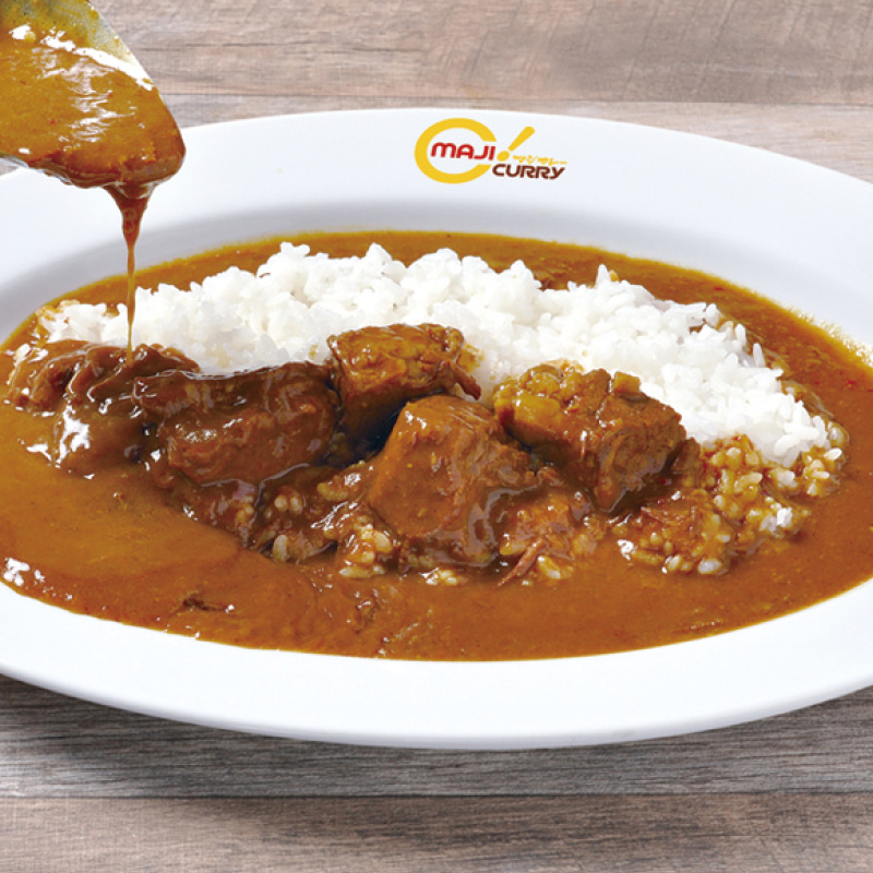 MAJI CURRY レトルト4食と福神漬けのセット